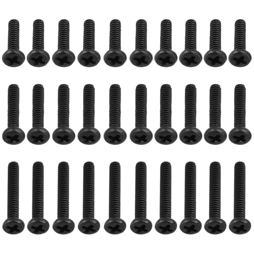 eMagTech 30 Stück Rundkopf-Maschinenzahnkreuz-Befestigungsschraubeninstallation M1,6 X 6 Mm M1,6 X 8 Mm M1,6 X 10 Mm Kompatibel mit Bachmann 44 45 47 37 55 57 66 70 Schwarz eMagTech 30 Stück Rundkopf-Maschinenzahnkreuz-Befestigungsschraubeninstallation M1,6 X 6 Mm M1,6 X 8 Mm M1,6 X 10 Mm Kompatibel mit Bachmann 44 45 47 37 55 57 66 70 Schwarz von eMagTech