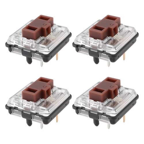 eMagTech 4 Stück Tastaturschalter Kompatibel mit Logitech G815 G915 G913 G813 Braun von eMagTech