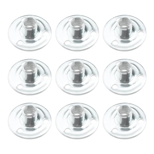 eMagTech 50 Stück T-Muttern mit 3 Löchern M8 T-Mutter Verzinkte Platte T-Mutter Zum Einschrauben T-Mutter mit Runder Basis T-Mutter für Möbel Deckenobjekte Aufhängung eMagTech 50 Stück T-Muttern mit 3 Löchern M8 T-Mutter Verzinkte Platte T-Mutter Zum Einschrauben T-Mutter mit Runder Basis T-Mutter für Möbel Deckenobjekte Aufhängung von eMagTech