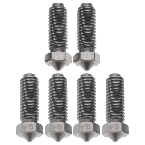 eMagTech 6 Stück Düsen aus Gehärtetem Stahl 4 X 0,4 Mm Und 2 X 0,6 Mm Kompatibel mit Anycubic Kobra 2 Kobra 2 Pro Kobra 2 Neo eMagTech 6 Stück Düsen aus Gehärtetem Stahl 4 X 0,4 Mm Und 2 X 0,6 Mm Kompatibel mit Anycubic Kobra 2 Kobra 2 Pro Kobra 2 Neo von eMagTech