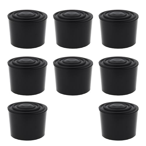 eMagTech 8 Stück Leiterfuß-Gummi-Anti-Rutsch-Hülsenpolster Geeignet für 30 Mm Rundleiter eMagTech 8 Stück Leiterfuß-Gummi-Anti-Rutsch-Hülsenpolster Geeignet für 30 Mm Rundleiter von eMagTech