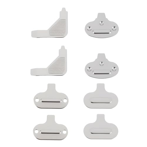 eMagTech Flache Metall-Schraubendreher für Nähmaschinen-Reparatur, Spulenspannung, Einstellung und Plattenschrauben, 8 Stück von eMagTech