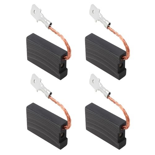 eMagTech Kohlebürsten mit Auto-Stop, 6 x 16 x 24 mm, kompatibel mit Metabo WX 21-230 Quick/WX 23-180, 4 Stück von eMagTech