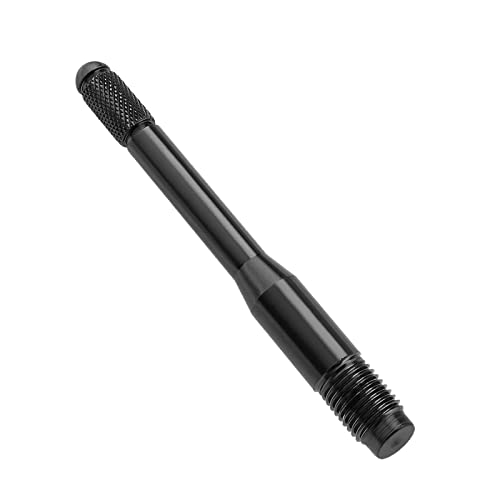 eMagTech M12 x 1,5 mm Gewinde Rad Ausrichtungsstift Rad Montagehilfe für die meisten Autos Radaufhängung Führungswerkzeug Radmutter Automotive Mechaniker Werkzeug Edelstahl Schwarz von eMagTech
