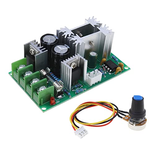 eMagTech PWM DC Motor Speed Controller Modul 12V 24V 36V 48V Einstellbare Geschwindigkeit PWM Elektronischer Regler Regulierungsschalter 20A Ultra Klein LED Dimmer von eMagTech