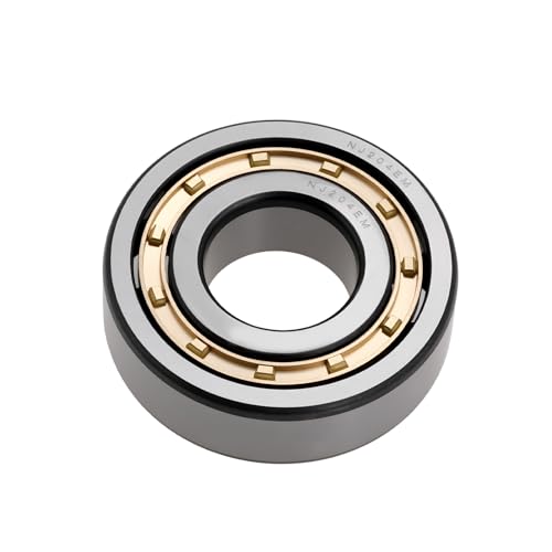 eMagTech Zylinderrollenlager NJ204-E-M mit Messingkäfig, 20 x 47 x 14 mm, für Industriemaschinen, Werkzeugmaschinen von eMagTech