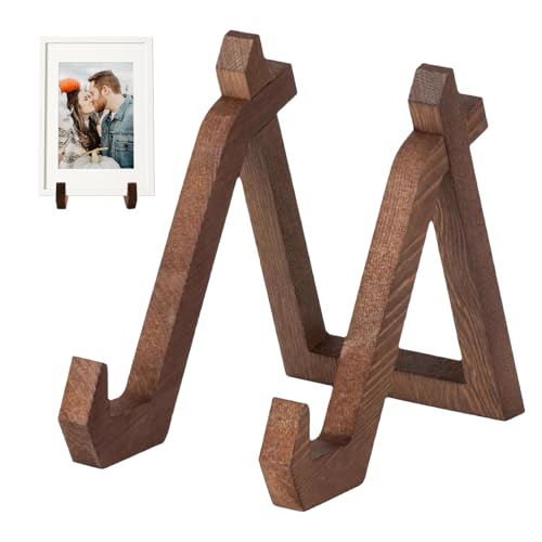 eModwey Tellerständer Holz - Multifunktionaler Tellerständer aus Holz - Displayständer, Fotoständer, Bilderständer und Schallplattenhalter, für Dekoration und Präsentation, 15,2 cm eModwey Tellerständer Holz - Multifunktionaler Tellerständer aus Holz - Displayständer, Fotoständer, Bilderständer und Schallplattenhalter, für Dekoration und Präsentation, 15,2 cm von eModwey