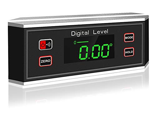 eOUTIL Digitaler Winkelmesser IP65 Neigungsmesser LED Magnetisch Winkelmesser Winkelsucher Winkelmessgerät Inklinometer Level Box mit V-Nut-Magnetfuß / 0~360 Grad eOUTIL Digitaler Winkelmesser IP65 Neigungsmesser LED Magnetisch Winkelmesser Winkelsucher Winkelmessgerät Inklinometer Level Box mit V-Nut-Magnetfuß / 0~360 Grad von eOUTIL