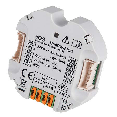 Homematic IP Wired 6-fach-Unterputz-IO-Modul HmIPW-FIO6 Homematic IP Wired 6-fach-Unterputz-IO-Modul HmIPW-FIO6 von eQ-3