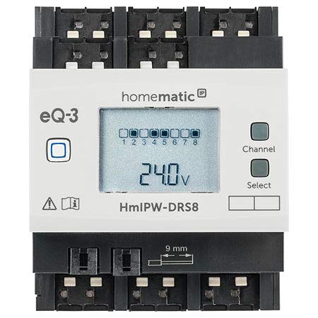 Homematic IP Wired 8-fach-Schaltaktor HmIPW-DRS8 von eQ-3