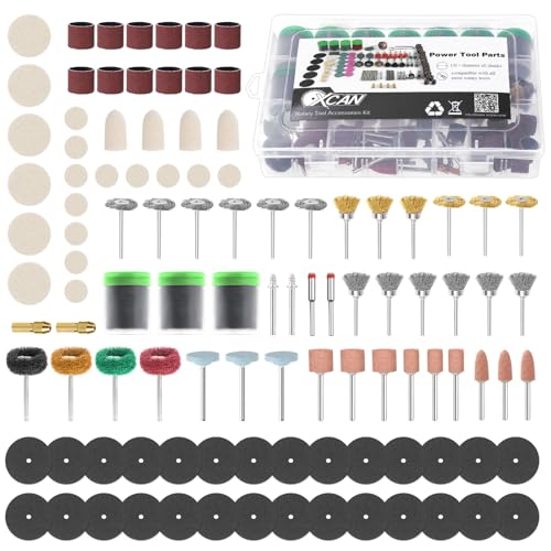 eROOSY 343-teiliges Schleifwerkzeug-Set, Zubehoer Schleifen, Zubehörset für Rotationswerkzeuge, Schleifwerkzeug-Set zum einfachen Schneiden von eROOSY