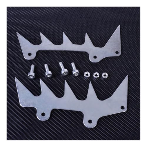 2pcs Silver Stoßstangenspike -Set kompatibel mit 044 046 064 065 066 MS -Serie -Kettensägen einschließlich MS440 MS460 MS640 MS650 MS660 Modelle von eRgDFS