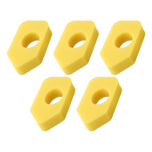 5pcs gelbe Luftfilter kompatibel mit Kettensäk -Rasenmähermodellen 698369 5088d 5088h 5086K 4216 5099 Anpassungen Gartenharten Ersatzteile von Gartenhof von eRgDFS
