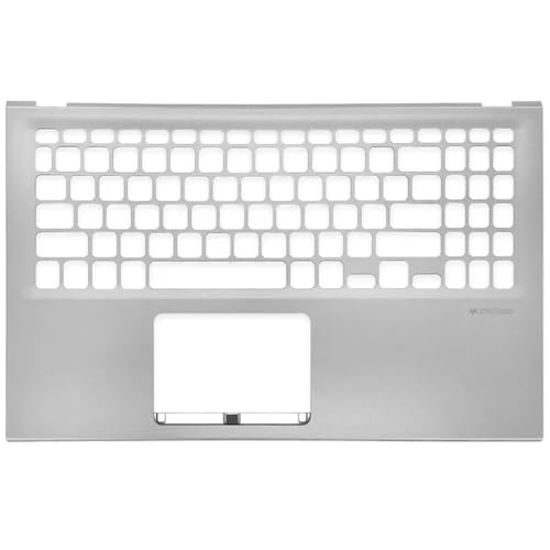Ersatzfall LCD Rückzugabdeckung vordere Lünette Palmrest Bottom Case Kompatibel mit 15 x512 V5000F x512F A512 A512F F512 kompatibel mit Laptopteilen kompatibel(Silver C Case) von eRgDFS