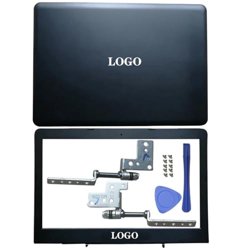 ErsatzlCD -Rückzugabdeckung vordere Lünette Scharniere Abdeckung Palmrest Bottom Case kompatibel mit K401 A401L K401L K401U K401LB V405L Laptop -Teile(AB Hinges) von eRgDFS