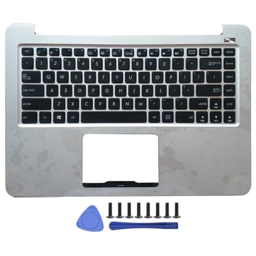 ErsatzlCD -Rückzugabdeckung vordere Lünette Scharniere Abdeckung Palmrest Bottom Case kompatibel mit K401 A401L K401L K401U K401LB V405L Laptop -Teile(C Cover) von eRgDFS