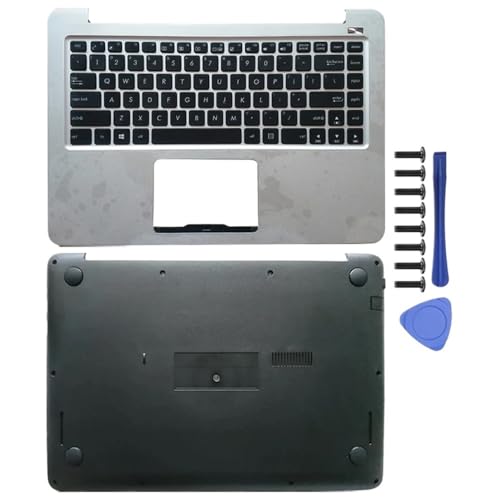 ErsatzlCD -Rückzugabdeckung vordere Lünette Scharniere Abdeckung Palmrest Bottom Case kompatibel mit K401 A401L K401L K401U K401LB V405L Laptop -Teile(CD Cover) von eRgDFS