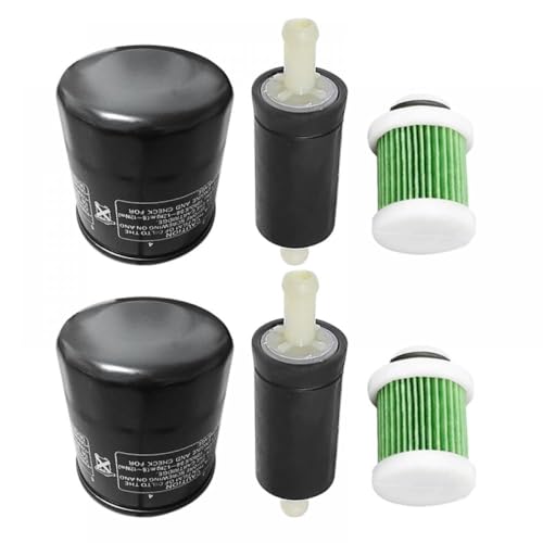 Filterset kompatibel mit den Modellen 5GH-13440-60-00 6C5-24251-01-00 6D8-WS24A-00-00 Kompatibel mit F40A F50 T50 F60 T60 F70 F90 F115(2 SETS) von eRgDFS