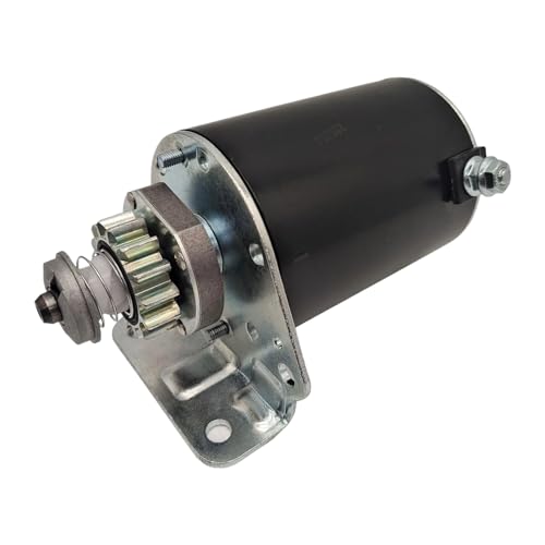 Kompatibler Startermotor Kompatibel mit 14. 5 16 17 Modelle ersetzt 593934 693551 LG693551 BS693551 SE501848 Arbeiten mit 14 Zahnrasenmotoren mit Rasenmotoren von eRgDFS