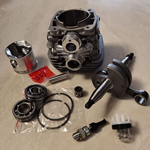 Kurbelwellen- und Zylinder -Set -Reparatur -Kit -Ersatzteile kompatibel mit S TS410 TS420 Cut Off Saw(NO OIL SEAL GASKETS) von eRgDFS