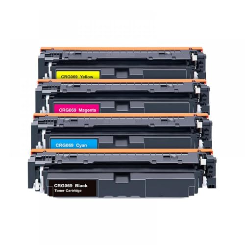 eRgDFS 4 Pack kompatibel mit CRG-069 CRG-069H Toner COTTRIDGES 069 069H LBP673CDW LBP673CDN LBP674CX MF756CX MF750C MF752CDW MF754CDW NO CHIP CHIP CHIP Chips(CRG-069) von eRgDFS