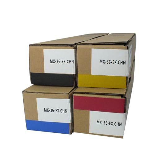 eRgDFS 4PC-kompatibel mit MX36 Toner Patrone Set MX-2610N 2615 3110 3115 3140 3610 3640 und MX-2618 3118 3618 2648 3148 3648 von eRgDFS