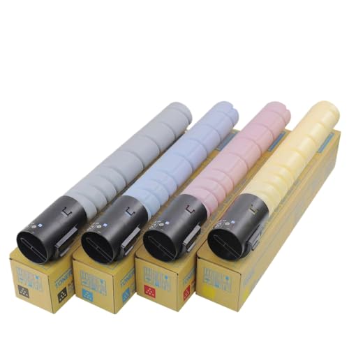 eRgDFS 4pc -Set kompatibel mit Tonerpatrone TN TN514 C458 C558 C658 mit Tonerpulverversorgungen BK500G CMY400G von eRgDFS
