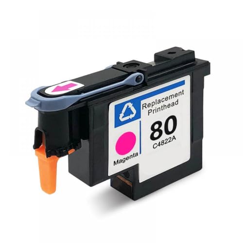 eRgDFS Kompatibel mit 80 Printhead C4820A C4821A C4822A C4823A DesignJet 1050 1055 1055 cm 1050c Plus Drucker(1PCS Magenta) von eRgDFS