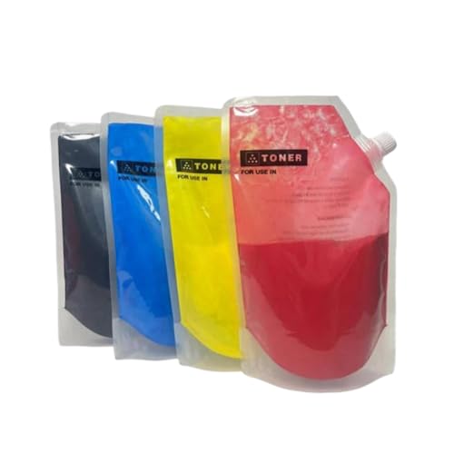 eRgDFS Kompatibel mit C5500 C6500 Kopierer Toner Nachfüll 4pcs TN610 1000 g Tonerpulver von eRgDFS
