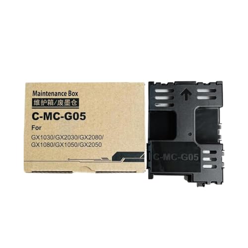 eRgDFS Kompatibel mit GX1030 GX2030 GX2080 GX1080 GX1050 GX2050 Printer-WARTUNG Tank MC-G05 Wartungsbox(5pcs) von eRgDFS