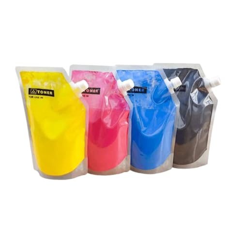 eRgDFS Kompatibel mit IMC300 IMC400 IM C300 IM C400 4PCS 1 kg Tonerpulver Patrone von eRgDFS