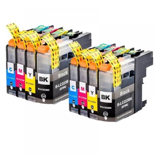 eRgDFS Kompatibel mit LC223 LC221 Ink-Kartuat MFC-J4420DW MFC-J4620DW MFC-J4625DW MFC-J480DW MFC-J680DW MFC-J880DW-Drucker(2 Set) von eRgDFS