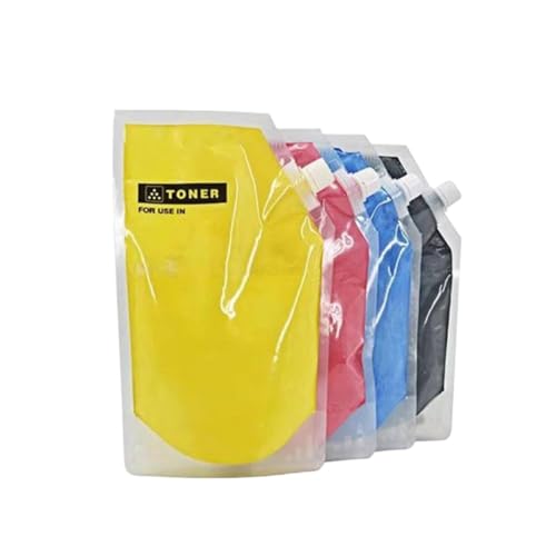 eRgDFS Kompatibel mit Nachfüllung mit C8000 -Drucker 4kg CMYK Toner Pulver Set von eRgDFS