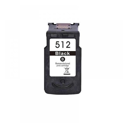 eRgDFS Kompatibel mit PG512 CL513 Tintenpatronen MP280 MP282 MP330 MP480 MP490 MP492 MP495 Drucker(1 Black) von eRgDFS