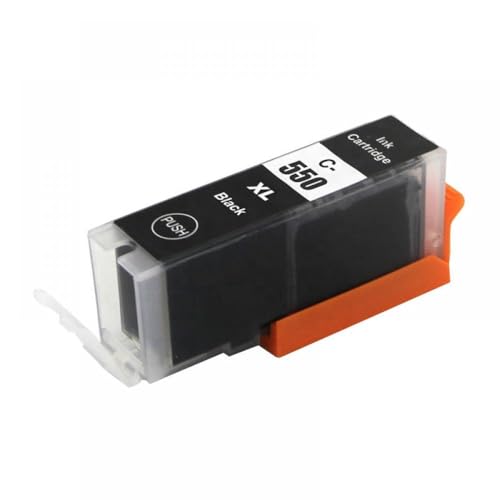 eRgDFS Kompatibel mit PGI550 551 XL Tintenpatronendrucker MG7150 MX725 IX6850 MG5450 IP7200(1 Black) von eRgDFS
