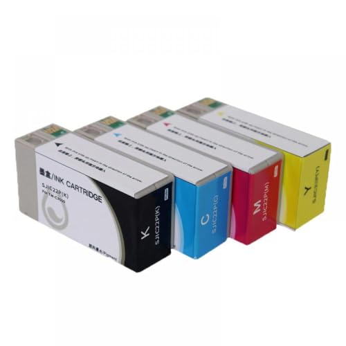 eRgDFS Kompatibel mit Pigmenttintenkartusche TM-C3500 Label-Druckermodell C33S020577(1 Set) von eRgDFS