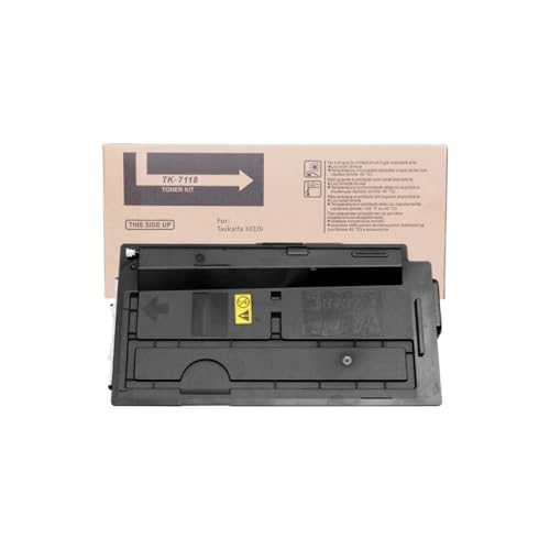 eRgDFS Kompatibel mit TK-7118 Toner Patrone 3011i Druckerversorgungen Bk680g von eRgDFS