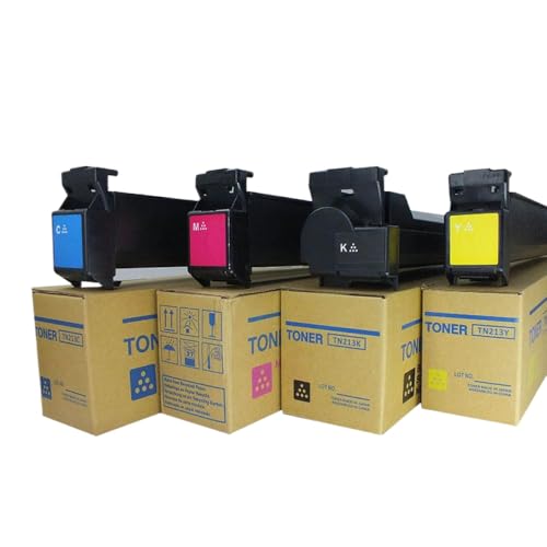 eRgDFS Kompatibel mit TN213 4PC Toner Patronen -Set CMY340G BK440G C253 203 Kopiererzubehör von eRgDFS