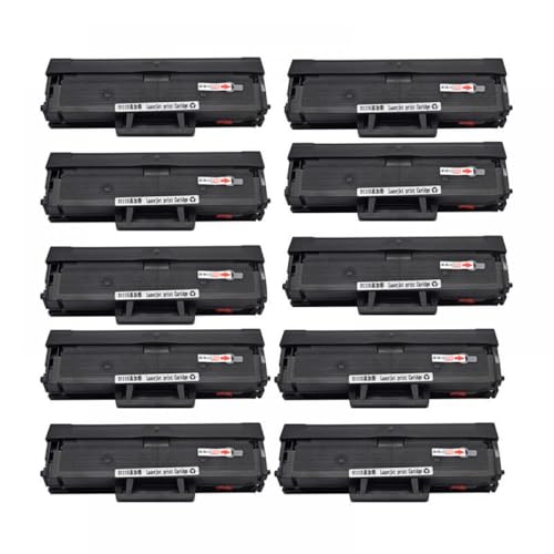 eRgDFS Kompatibel mit Toner Patrone M2022 M2022W M2020 M2021 M2021W M2070 M2070W M2071W M2070F M2070FW M2071FH Drucker MLT-D111s(10 Pcs-Black) von eRgDFS