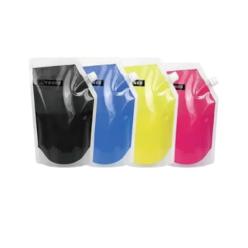 eRgDFS Kompatibel mit Tonerpulver -Set von 4 TN619 C2060 C3060 C2070 C3070 C3080 von eRgDFS