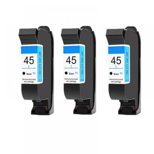 eRgDFS Kompatibel mit überholten Tintenpatronen 51645a Deskjet 710C 720C 815C 832C 820CXI 830C 850C 870CXI 930C 980C(3 Black) von eRgDFS