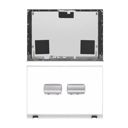 eRgDFS Kompatible LCD -Rückdeckabdeckung vordere Lünette Scharnierscharnierabdeckung Heckdeckel Kompatibel mit 7400 7401 Modelle 0NCVP1 0CYKR7(A B Hinge Cover) von eRgDFS