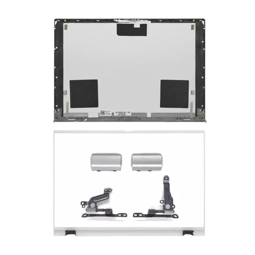 eRgDFS Kompatible LCD -Rückdeckabdeckung vordere Lünette Scharnierscharnierabdeckung Heckdeckel Kompatibel mit 7400 7401 Modelle 0NCVP1 0CYKR7(AB Cover H H) von eRgDFS