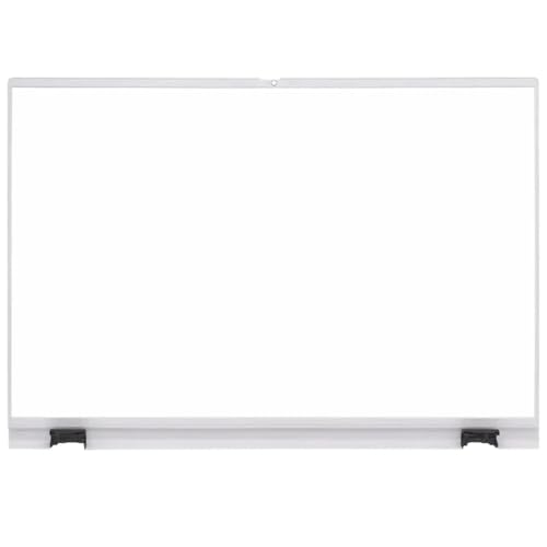 eRgDFS Kompatible LCD -Rückdeckabdeckung vordere Lünette Scharnierscharnierabdeckung Heckdeckel Kompatibel mit 7400 7401 Modelle 0NCVP1 0CYKR7(B Cover White) von eRgDFS