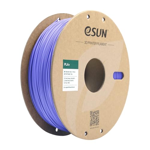 eSUN PLA+ Filament 1.75mm, 3D Drucker Filament PLA Plus, Maßgenauigkeit +/- 0.03mm, 1kg Spule (2.2 LBS) 3D Druck Filament für 3D Drucker, Immergrün Blau von eSUN