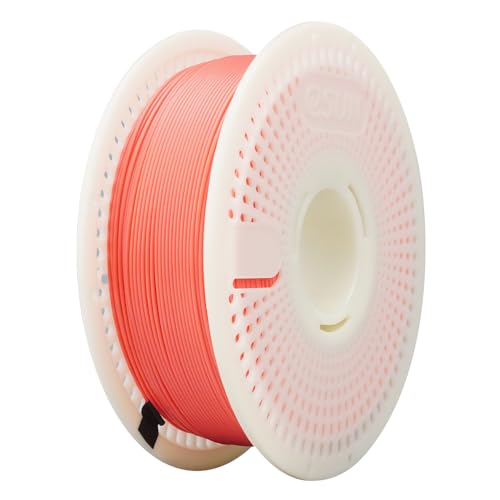 eSUN PLA Nachfüll-Filament und Spulen-Kit, spulenloses PLA 1.75mm und abnehmbarer eSpool+, 1KG Spule (2.2 LBS) Speedy Filament für 3D-Drucker, Rosa von eSUN