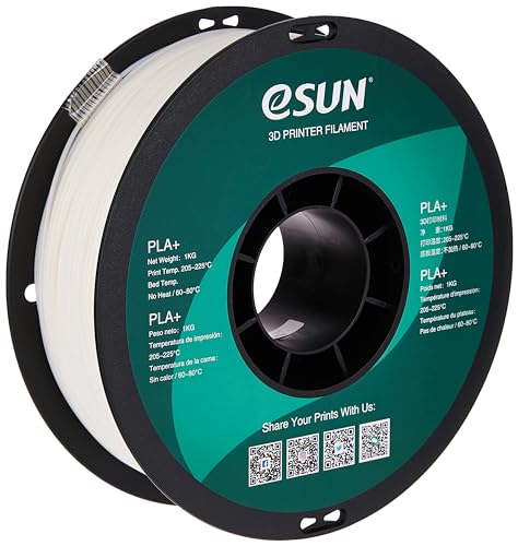 eSUN PLAPlus Filament, kaltweiß, 1,55 kg, PLA+175CW1A, 1.75 eSUN PLAPlus Filament, kaltweiß, 1,55 kg, PLA+175CW1A, 1.75 von eSUN