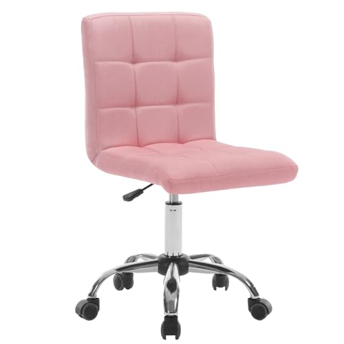 eSituro Bürostuhl ergonomisch, Schreibtischstuhl höhenverstellbar, Drehstuhl mit Rollen, Bürodrehstuhl, für Arbeitszimmer Schlafzimmer, atmungsaktiver Stoff, Rosa SOFC0214 eSituro Bürostuhl ergonomisch, Schreibtischstuhl höhenverstellbar, Drehstuhl mit Rollen, Bürodrehstuhl, für Arbeitszimmer Schlafzimmer, atmungsaktiver Stoff, Rosa SOFC0214 von eSituro