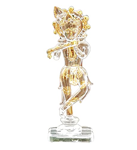 eSplanade Krishna Kishan Murti Idol Statue Skulptur (5,25 ") | Kristallglas von eSplanade