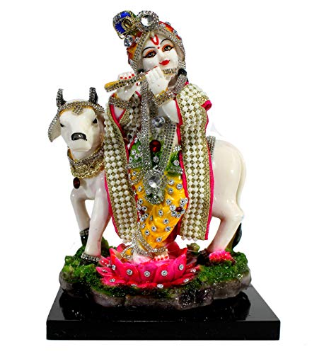 eSplanade - Lord Krishna Kishan Murti Idol Statue Sculpture - Resin (10 Inch) von eSplanade